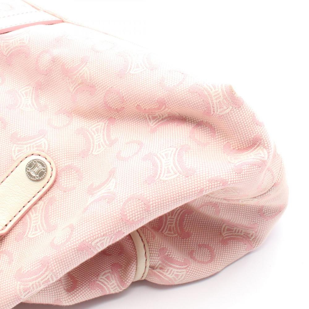 Celine Leather Macadam Lily Ivory Handbag White Pink - Picture 8 of 8